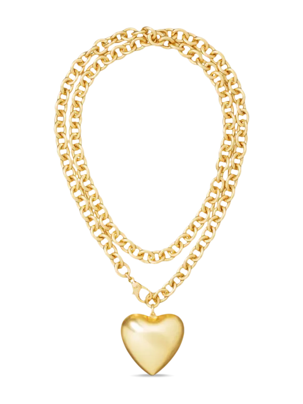 Heart And Soul Long Pendant Necklace