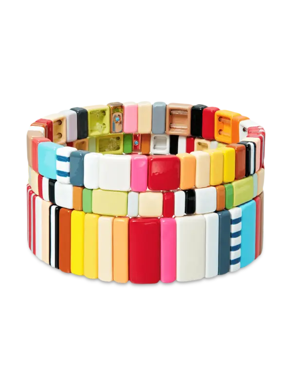 Just Another Day In Paradise Set of 3 Bracelets