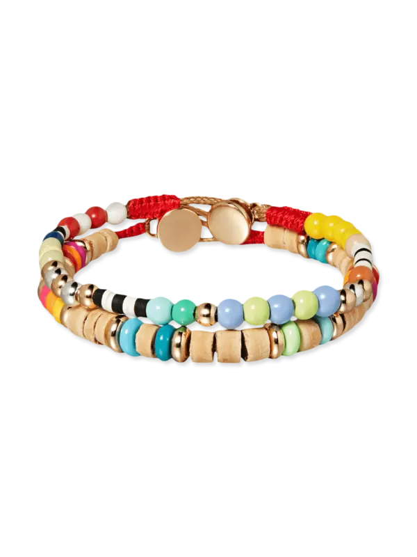 Island Time Beaded Duo Bracelet