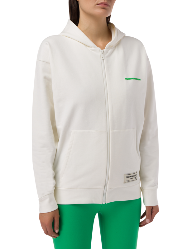 Cotton Zip-Up Hoodie