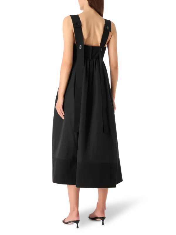 tibi linen cotton voile sculpted dress White / 00 / S124LV1616 Linen Cotton Voile Sculpted Dress