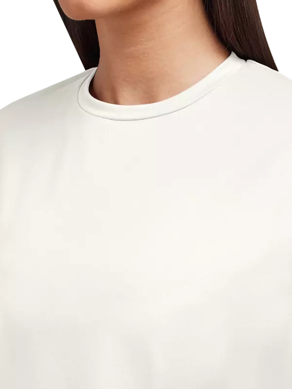 تيشيرت بقصة عادية وطبعة رسومات من قماش معاد تدويره