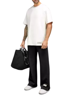 بنطال رياضي خفيف للركض بقصة أرجل واسعة