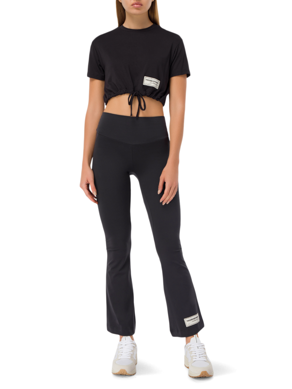 Drawcord Crop Top