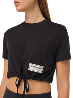 Drawcord Crop Top