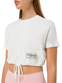 Drawcord Crop Top