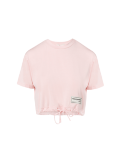 Drawcord Crop Top