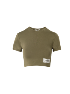 Recycled Softskin Crop Fitted T-Shirt