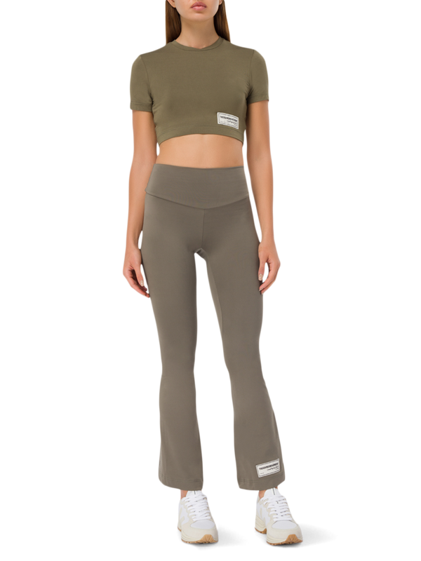 Recycled Softskin Crop Fitted T-Shirt