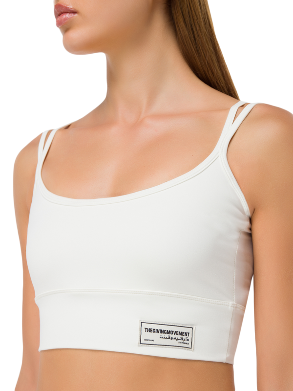 Recycled Softskin Longline Double Strap Bra