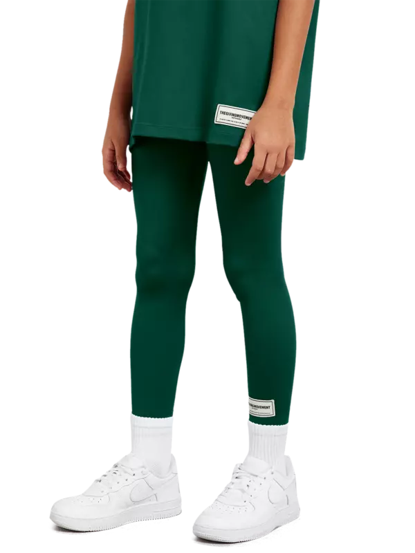 ليغينغز من قماش معاد تدويره للأطفال المراهقين