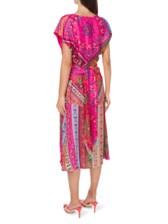 Bandana Waist Binding Midi Dress