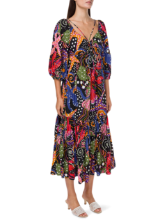 Under The Sea Midi Dress