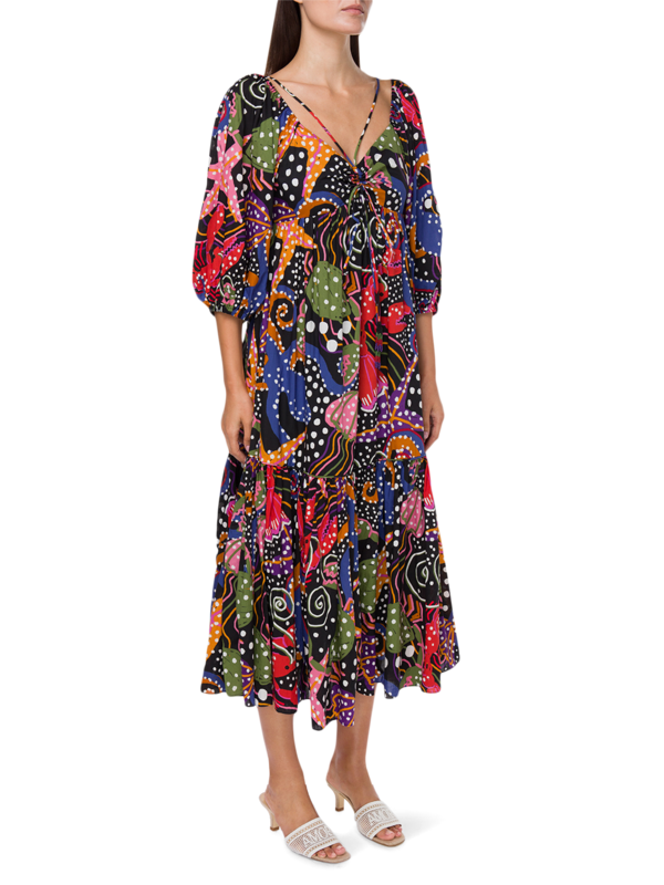 Under The Sea Midi Dress