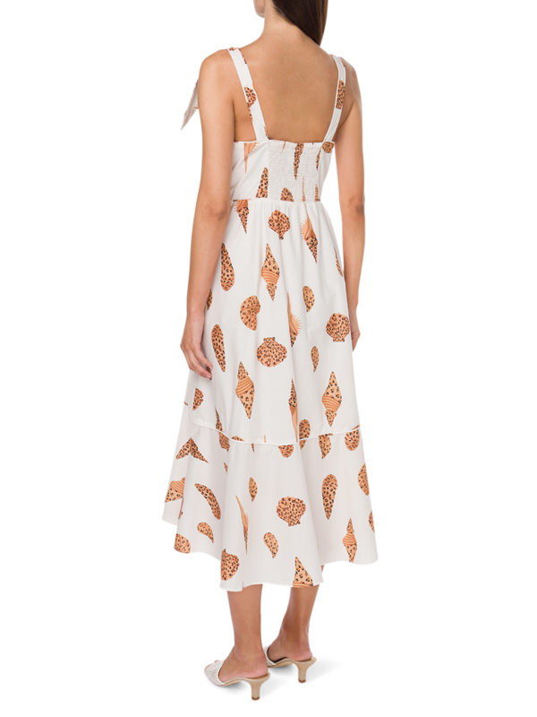 Leopard Shell Midi Dress