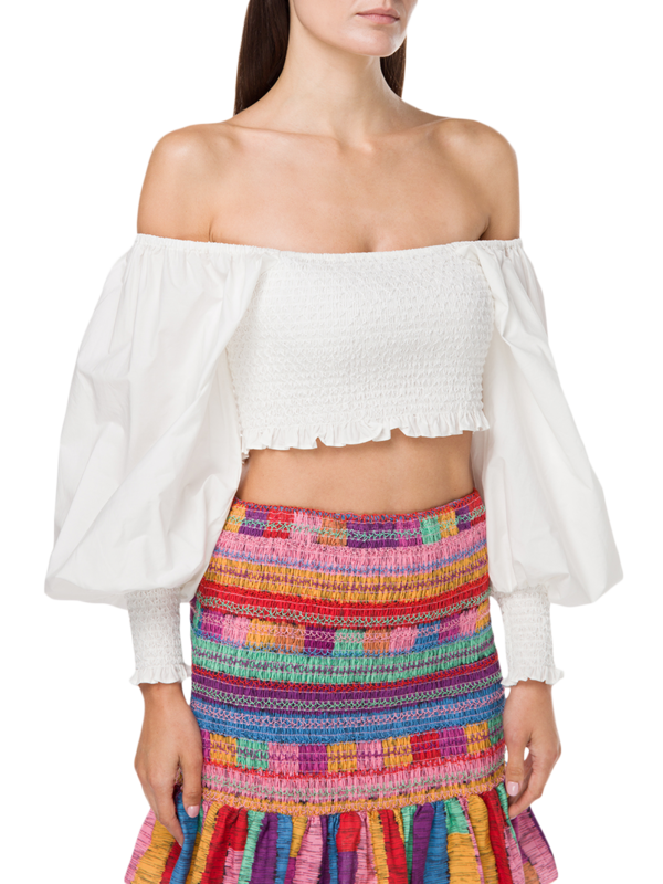 Smocked Crop Top