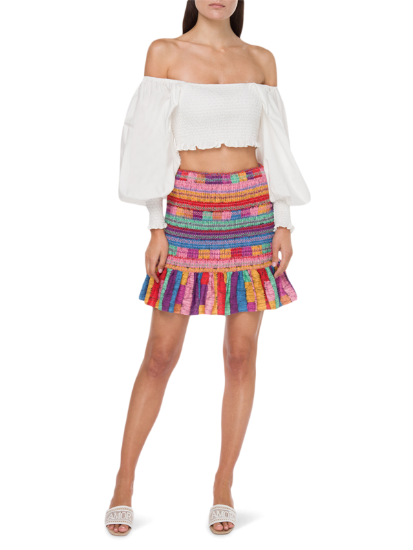 Smocked Crop Top