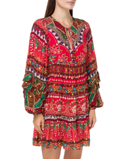 Tropical Shine Mini Dress