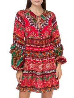 Tropical Shine Mini Dress