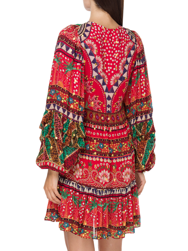 Tropical Shine Mini Dress