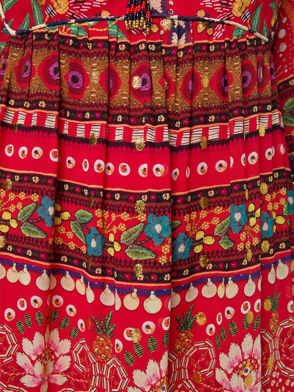 Tropical Shine Mini Dress