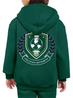 هودي بسحاب وطبعة شعار للأطفال