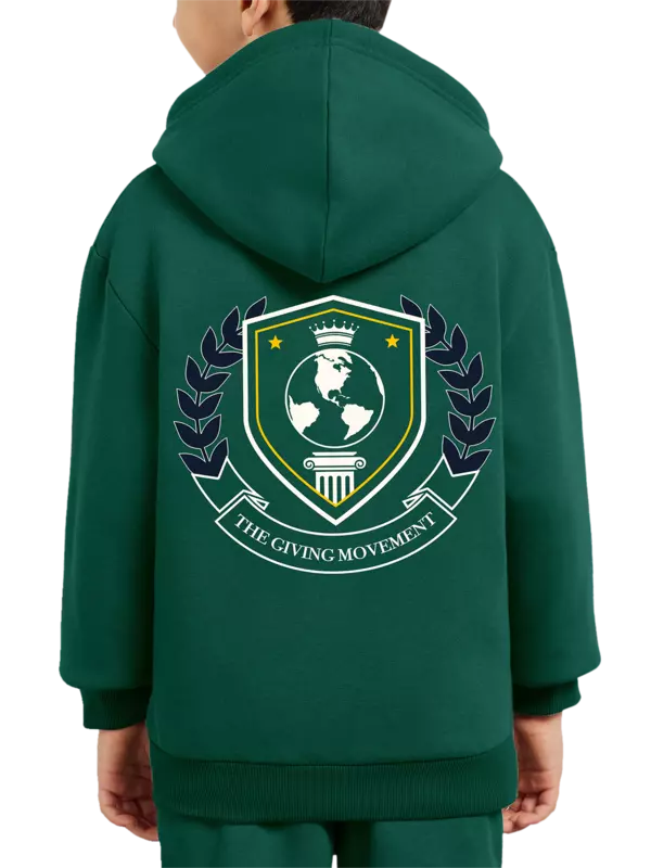 هودي بسحاب وطبعة شعار للأطفال