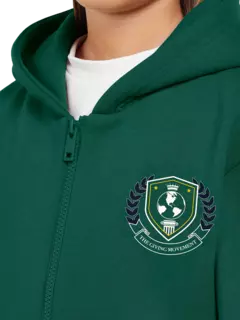 هودي بسحاب وطبعة شعار للأطفال