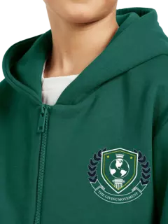 هودي بسحاب وطبعة شعار للأطفال