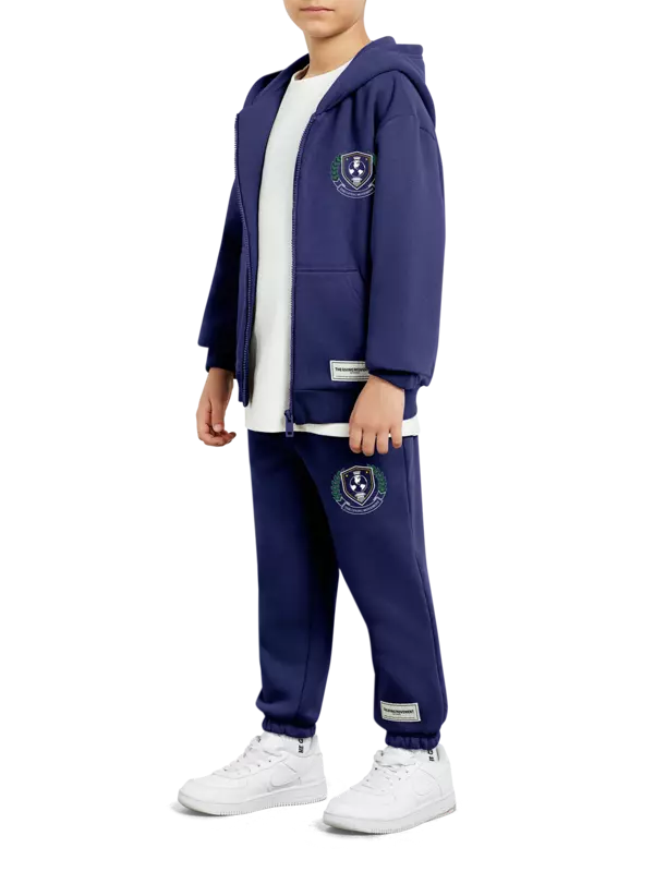 هودي بسحاب وطبعة شعار للأطفال