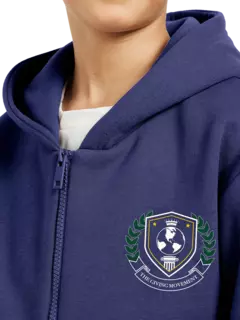 هودي بسحاب وطبعة شعار للأطفال