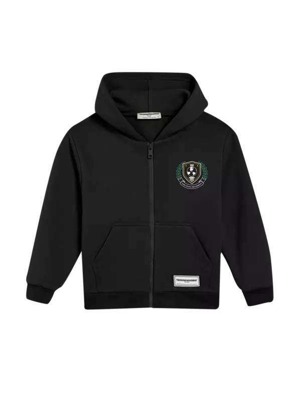 هودي بسحاب وطبعة شعار للأطفال