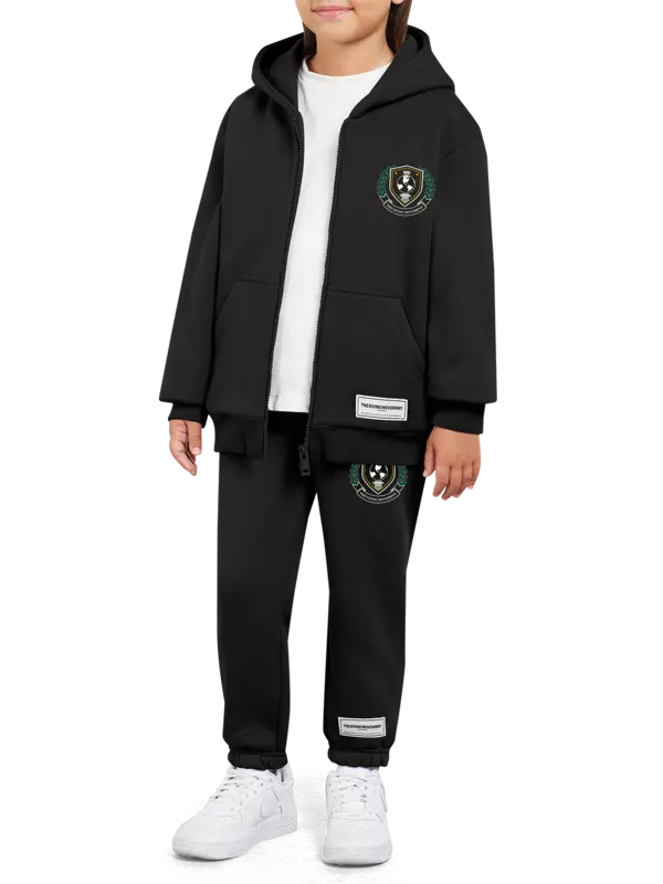 هودي بسحاب وطبعة شعار للأطفال