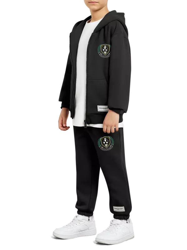 هودي بسحاب وطبعة شعار للأطفال