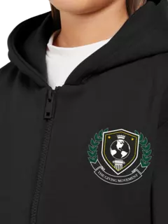 هودي بسحاب وطبعة شعار للأطفال