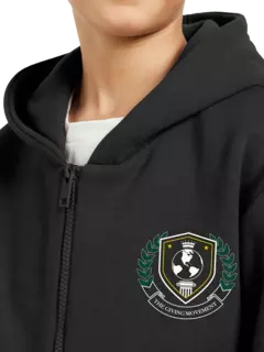 هودي بسحاب وطبعة شعار للأطفال