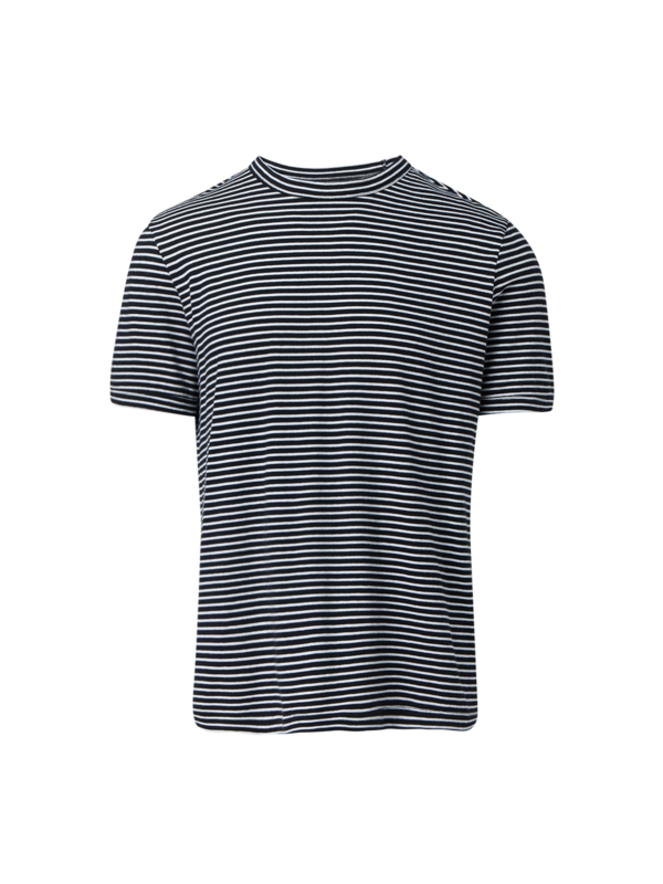 STRIPE COTTON T-SHIRT