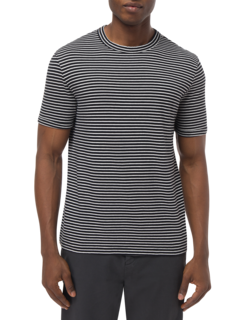 STRIPE COTTON T-SHIRT