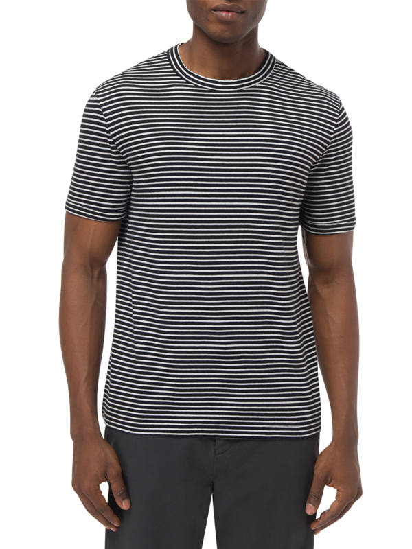 STRIPE COTTON T-SHIRT