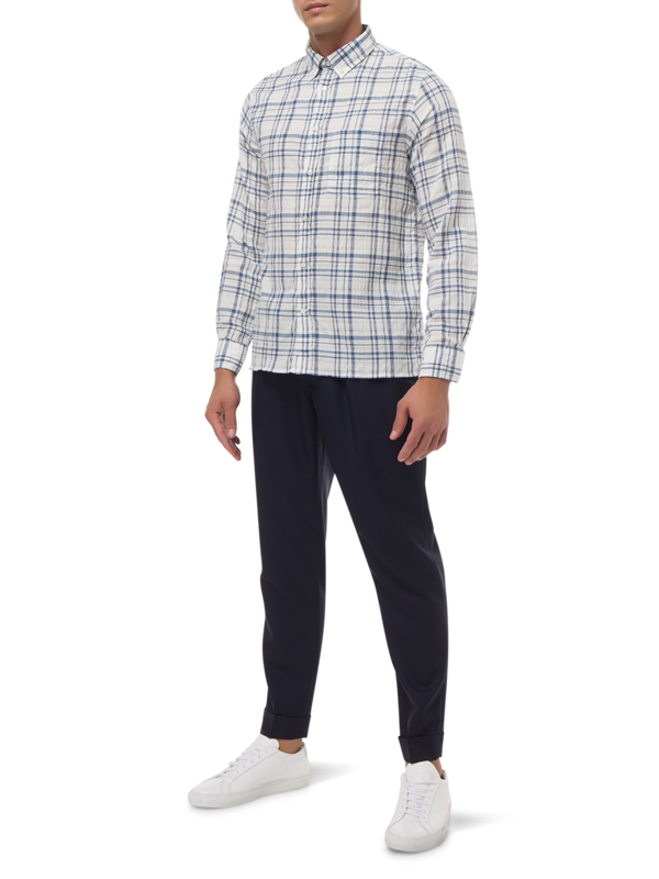 PIERRE FRESCO WOOL PANTS