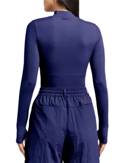 بودي سوت بأكمام طويلة من نسيج معاد تدويره