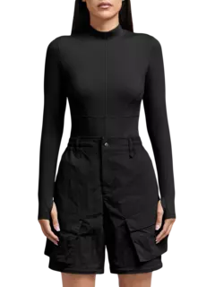 بودي سوت بأكمام طويلة من نسيج معاد تدويره