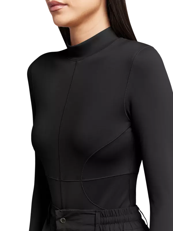 بودي سوت بأكمام طويلة من نسيج معاد تدويره