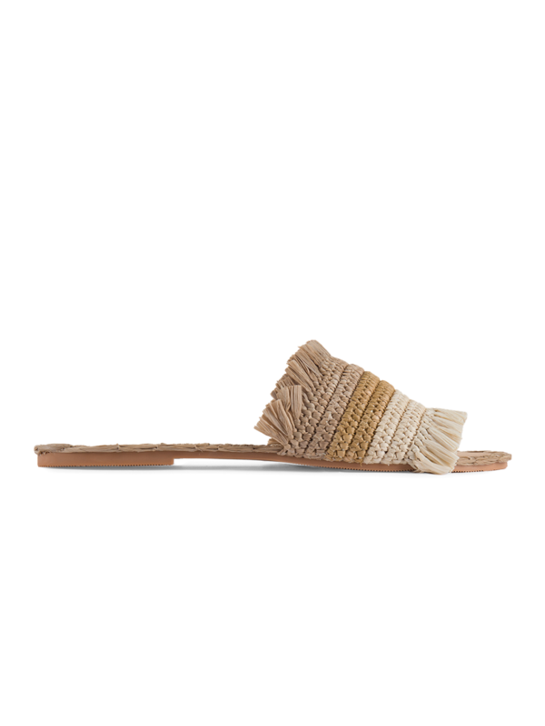 Fringed Knot Sandals