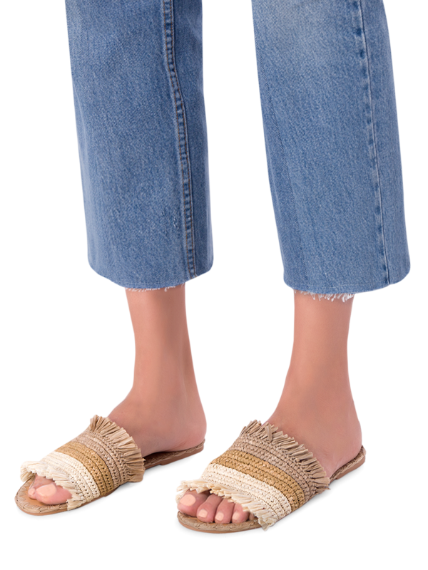 Fringed Knot Sandals