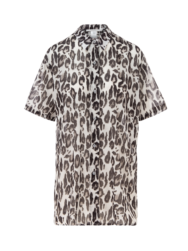 TRIANGLE BRA LUREX ANIMAL PRINT