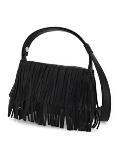 Vintage Fringed Bag with Adjustable Long Strap