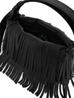 Vintage Fringed Bag with Adjustable Long Strap