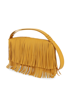 Vintage Fringed Bag with Adjustable Long Strap