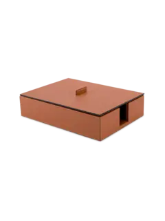 صينية أوراق ليوبولد مقاس A4 مع غطاء